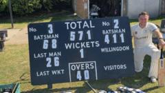 Batsman hails record-breaking quadruple century