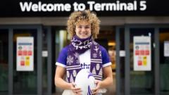 Rugby star to spread Christmas cheer at airport