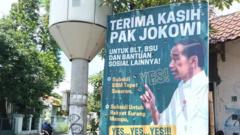 'Terima Kasih Jokowi' di medsos hingga tawaran miliaran rupiah ke media'Operasi manipulasi' atau murni 'cinta Jokowi'?