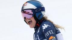 Vonn secures first podium since comeback aged 40