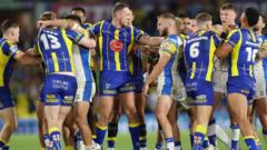 Dufty hat-trick helps Warrington overcome Leeds