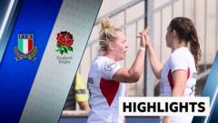 England dominate Italy to set up Six Nations title decider