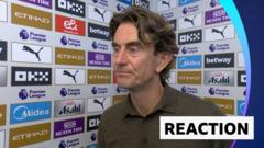 'I'm falling in love with Spurs' - Frank reacts to victory against Man City