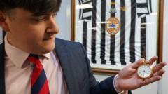 Early Newcastle captain memorabilia up for auction