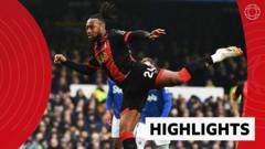 Bournemouth beat Everton to progress in FA Cup