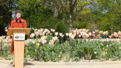 Queen Elizabeth II garden opens to the public