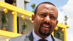 Minisitiri w'intebe wa Ethiopia Abiy Ahmed 