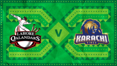Lahore Qalanders v Karachi Kings - PSL scorecard