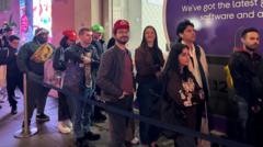 Stores open at midnight as fans rush to buy Nintendo Switch 2