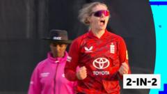Dean takes back-to-back wickets for 'rampant England'