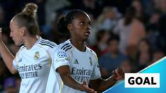 Madrid's Caicedo scores 'wonder strike' against Barcelona