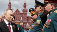 Putin leads Victory Day celebration in Moscow under tight security