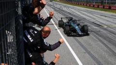 Russell holds nerve to seal victory in Austria