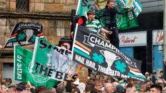 Four more arrested over Celtic title party disorder