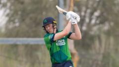 Ireland win Italy series with Tector's unbeaten 96