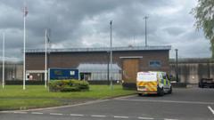 Man charged with stabbing police officer at prison