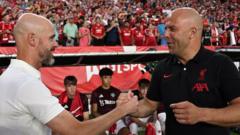 Ten Hag and Slot renew rivalry as Man Utd host Liverpool