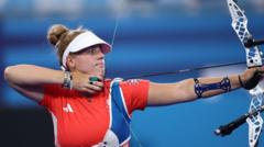 Team GB archer, 16, celebrates GCSE results