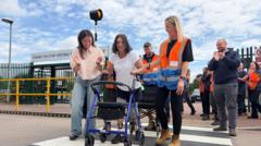 Stafford woman walks in public after sepsis and amputation