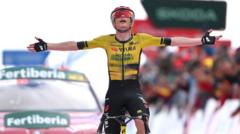 Vingegaard wins stage nine to narrow gap on leader