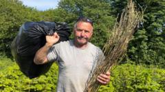 Farmer finds 80 cannabis-filled bin bags dumped on his land