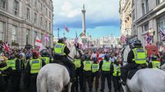 How rival protesters were kept apart by £4.5m police operation