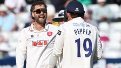 Essex & Yorkshire both struggle as wickets tumble
