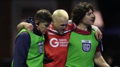 Scarlets wait on Murray injury after Costelow blow