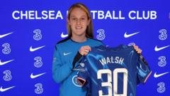 Chelsea sign England midfielder Walsh from Barcelona