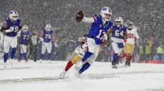 Allen stars in the snow as Bills book play-off place