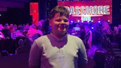 Boy bullied for busking gets big break on stage