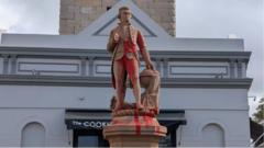 Captain Cook statue vandalised ahead of Australia Day