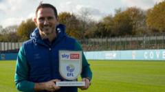 Coventry's Lampard named manager of the month