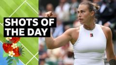 What Were Sabalenka and Alcaraz&#039;s Best Shots on Day Nine of Wimbledon?