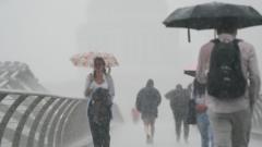 Amber weather warning issued as thunderstorms and flooding to cause significant disruption