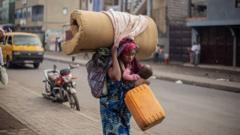 La vie à Goma : Pas d'électricité, pas d'eau, beaucoup de peur