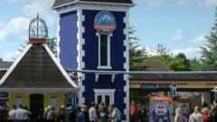 Alton Towers' Toxicator disrupted as pipe bursts