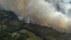 Fire service urges caution after wildfires increase