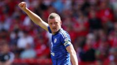 Vardy to make final Leicester appearance on Sunday