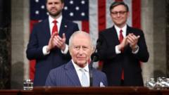 In pictures: King Charles delivers historic speech to US Congress