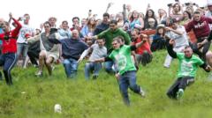 What is the Cooper's Hill cheese rolling tradition?