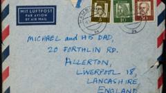 Rare letters written by Beatles go on display