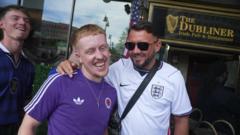 'Out of factor 50': England and Scotland banter in Boston