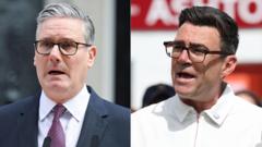 Burnham eisiau olynu Starmer wedi ymddiswyddiad y prif weinidog