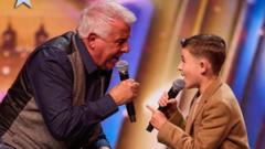 Grandfather says Britain's Got Talent duet with grandson was 'greatest moment'