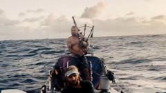 Scottish brothers near end of epic Pacific rowing challenge