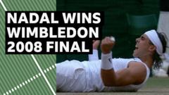 The moment Nadal sealed first Wimbledon title in thriller