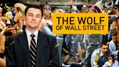 Leonardo DiCaprio as a high-flying, corrupt stockbroker