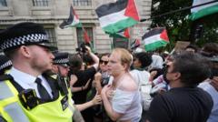 Seven people charged after Palestine Action protest