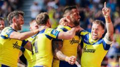 Warrington defeat Leigh to reach Wembley